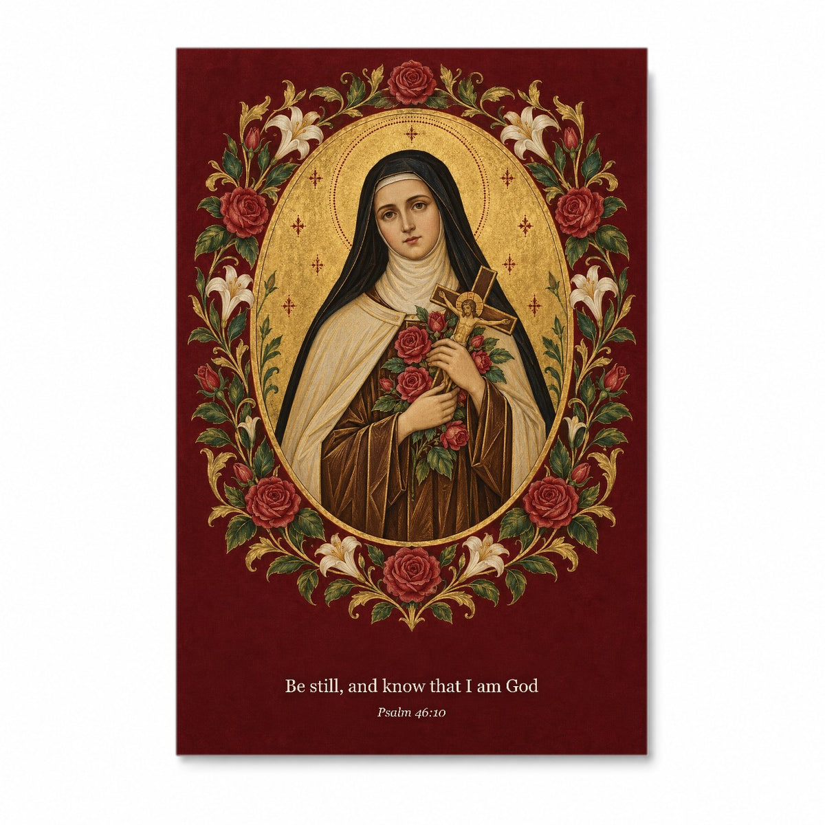 Via Sancta II Canvas Wall Art - Catholic Wall Art, front view