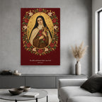 Via Sancta II Canvas Wall Art - Catholic Wall Art, hanging display