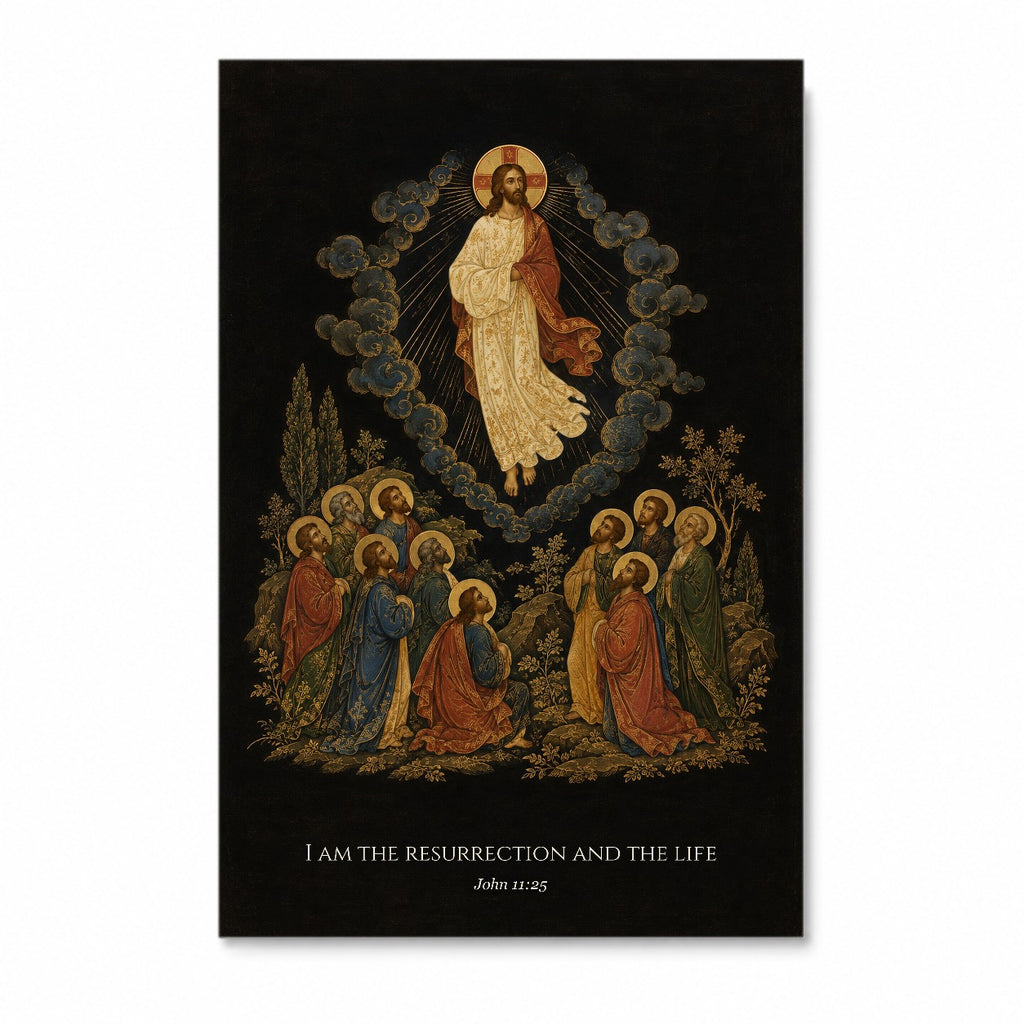 Victor Mortis Canvas Wall Art - Catholic Wall Art, front view