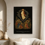 Victor Mortis Canvas Wall Art - Catholic Wall Art, scale reference