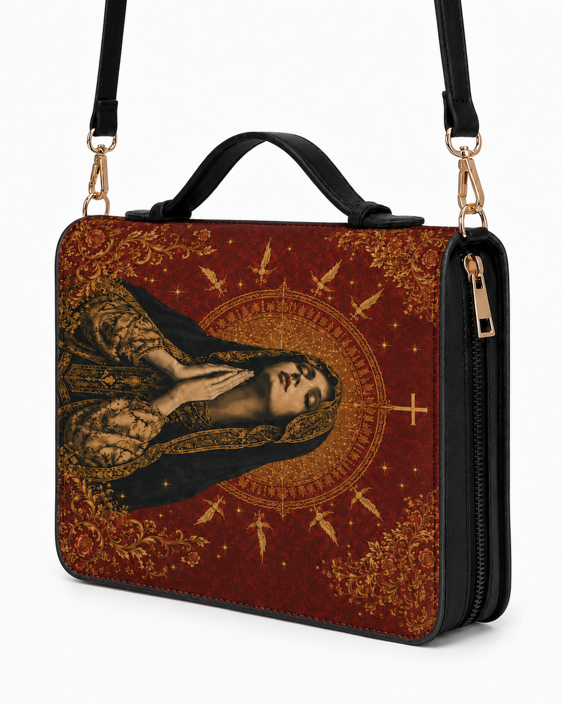 "Virgin Mary" Bible Cover - Catholic Bible Cover, View 2