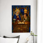 With All Thy Heart Canvas Wall Art - Catholic Wall Art, detail view